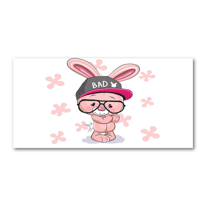 Rabbit In A Hat - No Frame Print on Canvas