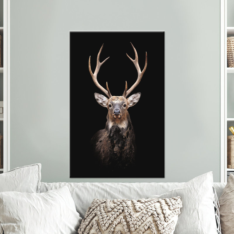 Toile imprimée: décor rustique d'animaux de ferme, art de la maison élégant, toiles encadrées noires 1P