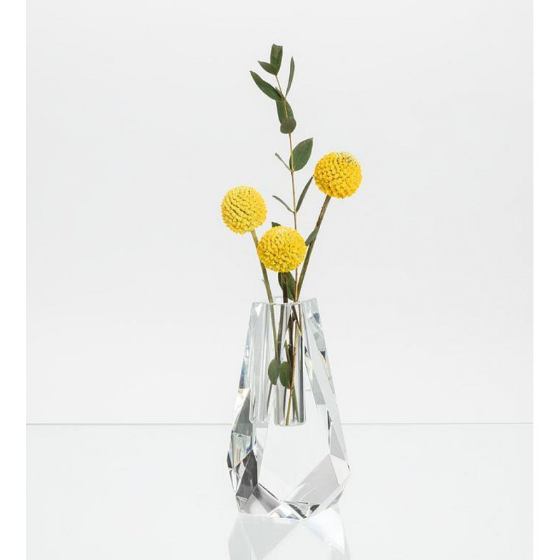 Small Modern Cut Bud Vase