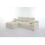 Ensemble de canapé modulaire de salon 99 x 69 po - Canapé minimaliste moderne, canapé-lit rembourré pour le salon et la chambre à coucher, combinaison gratuite 2 pièces, sans installation, en L (blanc)