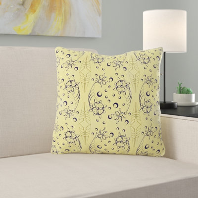 Coussin décoratif à motif transparent