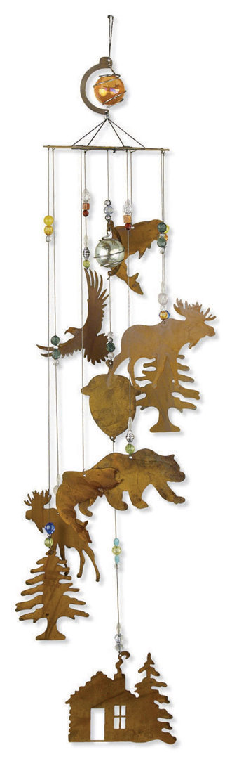 Ezarra Metal Animals Wind Chime The Holiday Aisle®