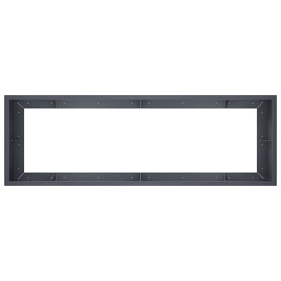 vidaXL Retaining Wall 8 pcs 118.11 x 39.37 x 19.69 in Steel Anthracite