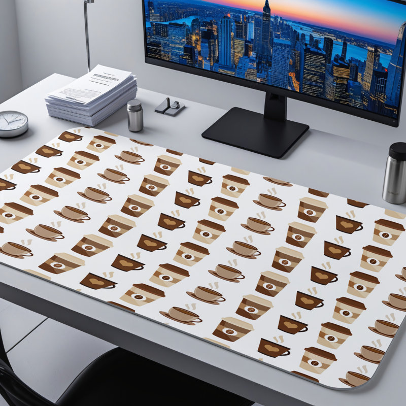 Polyester Desk Pad, 23.6x13.8