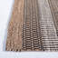 Tapis tissé à plat à motif géométrique noir / naturel Friedland-1497146762