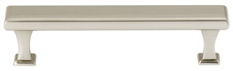 Poignée barre Manhattan, Nickel satiné, 3 1/2"