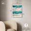"Waters", ensemble de 2 toiles vertes et bleues par Art Remedy-114217596-114217600