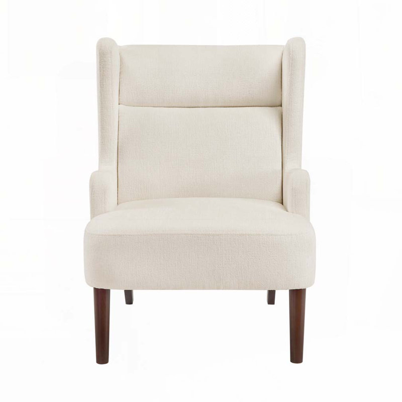 Fauteuil d'appoint en chenille, Beige