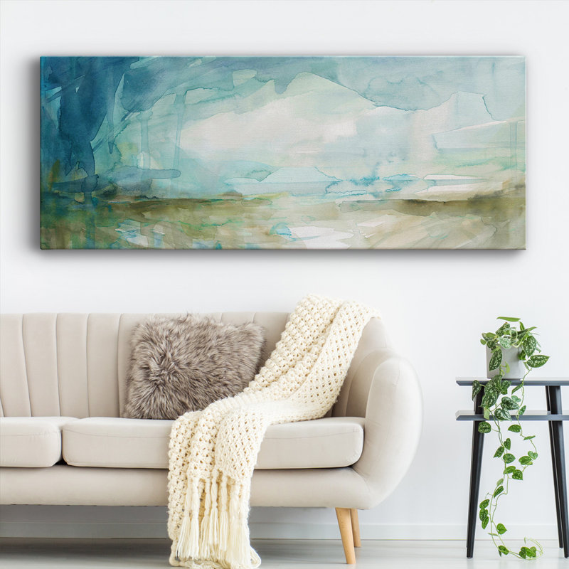 Impression sur toile, "Spring Reflection I", H 24 po x l 60 po x P 1,5 po