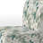 Minimalist Flora Tropical Pattern - Upholstered Coastal Slipper Chair, Green Accent Chair-1081492231