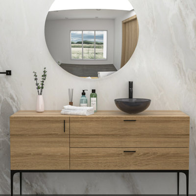 Lavabo de salle de bain avec verre trempé gris et drain escamotable séduisant de 15,49 x 15,49 x 5,19 po