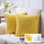 Coussin décoratif en velours côtelé rayé, coussin décoratif texturé de couleur unie-128824446-128824457-129024973