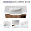 Ensemble de meuble-lavabo mural 28 po Luxury