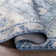 Tapis bleu / blanc Fleckenstein