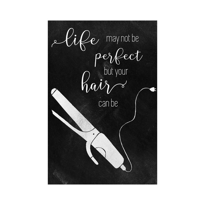 Perfect Hair by Tava Studios - Gallery-Wrapped Canvas Giclée on Canvas, Wrapped Canvas, 66.04 cm H x 45.72 cm W x 3.175 cm D