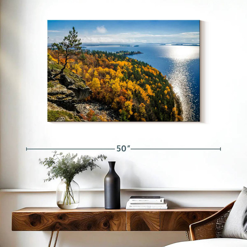 Alvord Mount Kineo's Autumn Coast, 26" H x 39" W