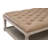 Bargman Townsend Tufted Upholstered Rectangle Coffee Table