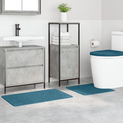 Polyester Medium Non-Slip Bath Mats Rectangular Modern
