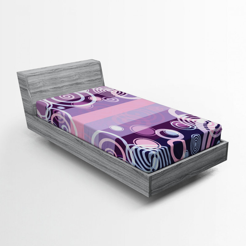 Draps ronds en gras, Drap-housse de taille simple