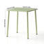 Table carrée Table de cour extérieure Table de salle à manger en plein air Villa-1847546449