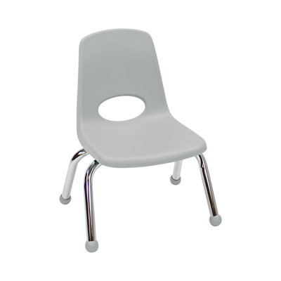 12 in Stack Chair with Ball Glides, 96-Piece/Pallet - 