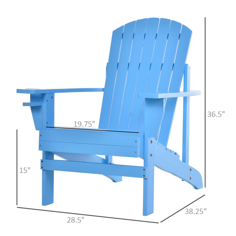 Fauteuil Adirondack Outsunny