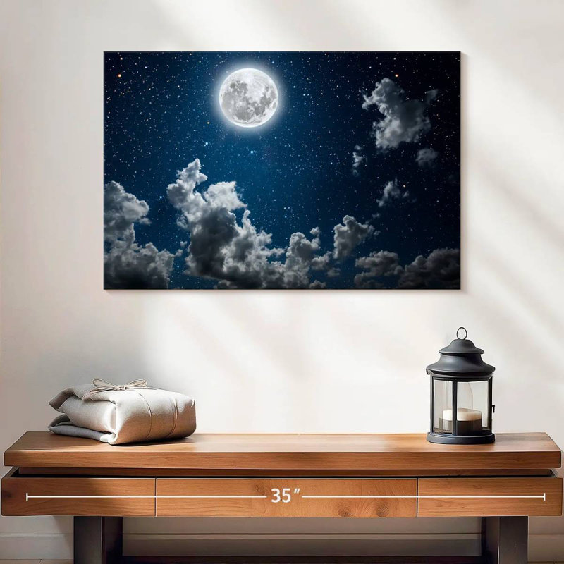 Oberle Moonlit Starry Sky, 16'' H x 24'' W
