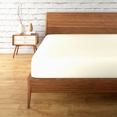 Percale Weave California Fitted Sheet - 300 Thread Count GOTS Certified - 17" Deep Pockets - Soft & Breathable Bedding