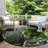 Kyrie Washable Abstract Indoor / Outdoor Rug-1251968579