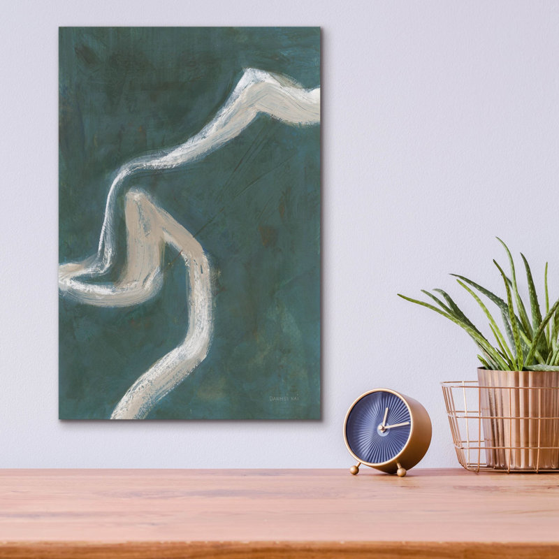 «Fluidité Duet 2» par Danhui Nai, art mural en verre acrylique, H 16 po x l 12 po x P 0,13 po