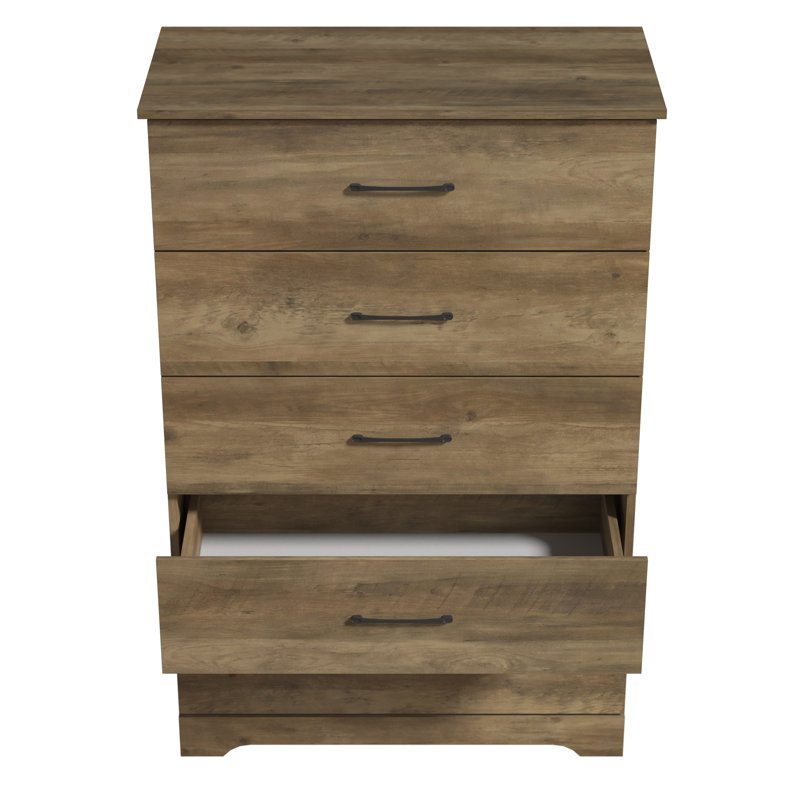 Commode 5 tiroirs Arkia, Chêne noueux