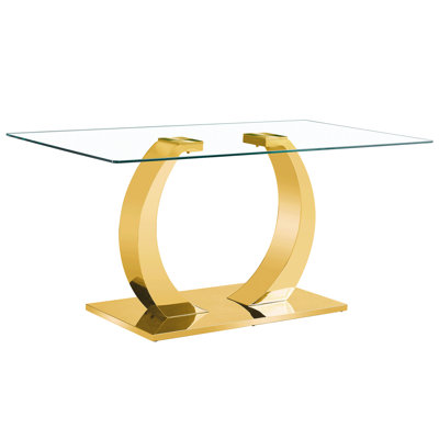 Table de salle à manger Golden Glass