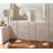 64'' Gold/White Arched Floor Lamp