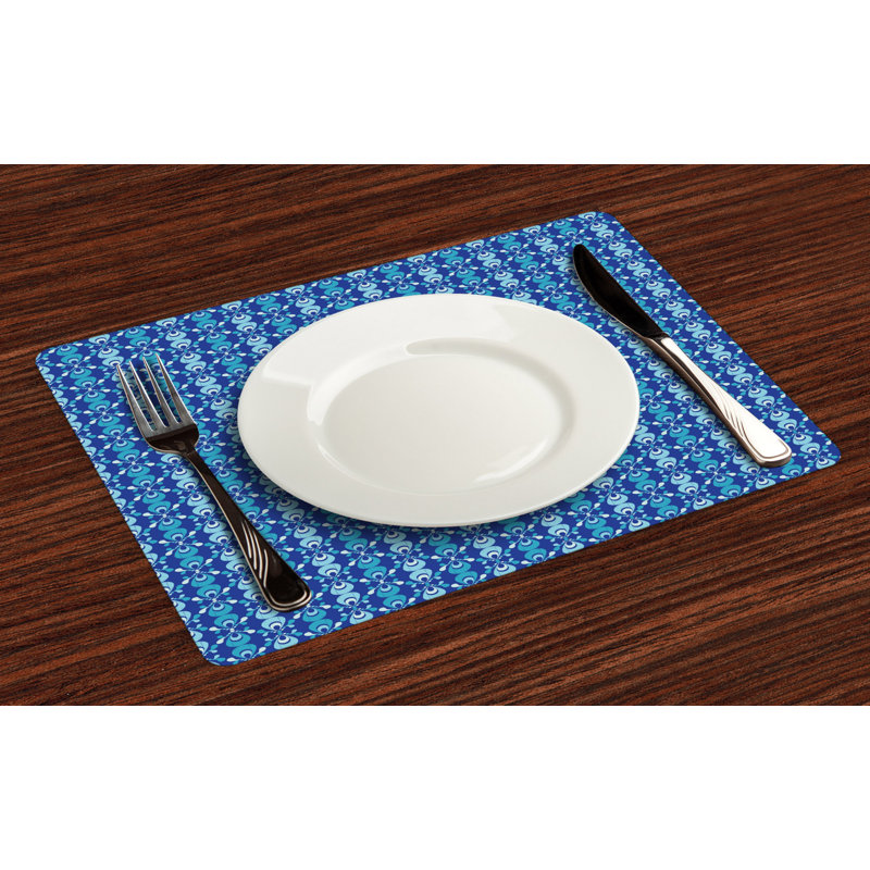 Polyester Abstract Rectangle Placemat