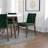Dehate 4 - Person Solid Wood Top Four Leg Base Dining Set-138023964
