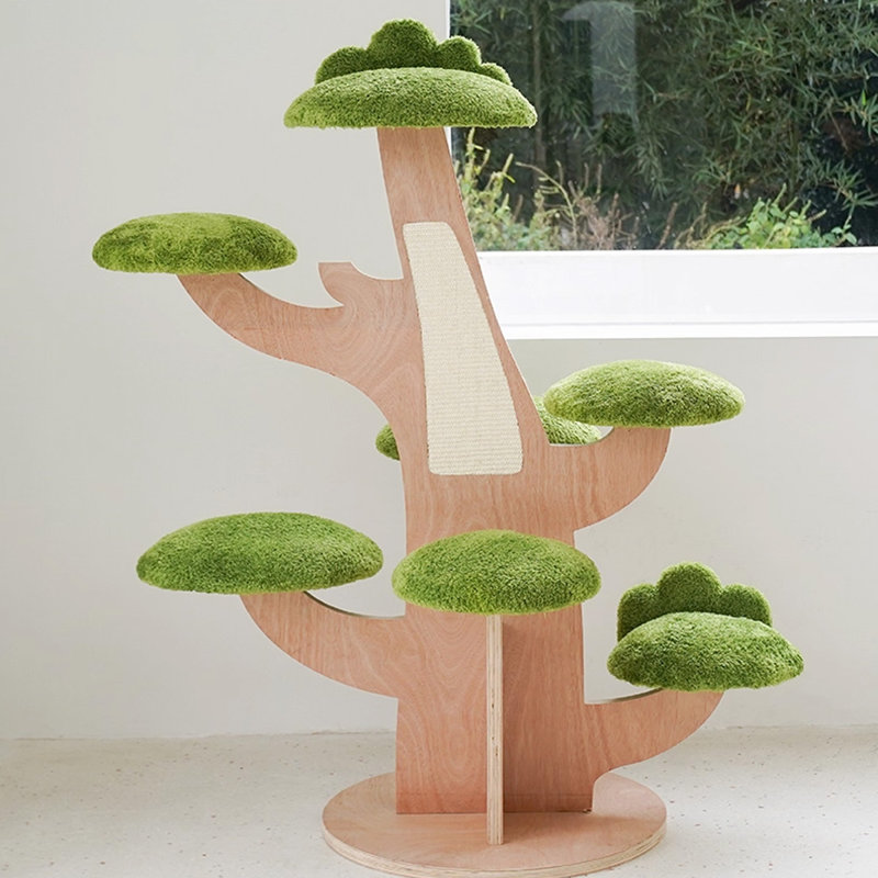 6 Tiers Cat Tree with Condons,Perch,Scratching Posts