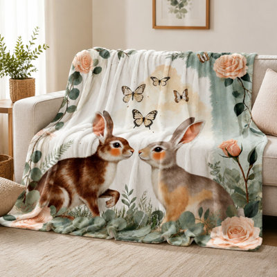 Jeté douillet en flanelle Cozy