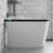 Modern Smart Toilet, 1.28 Intelligent Bidet Toilet with Auto Open/Close, Heated Seat with Warm Water and Dryer, Tankless Design with Remote Control, LED Display For Master Bathroom, White