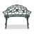Elegant Aeruginous Cast Aluminum Patio Bench-2103844968