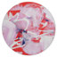 Maracuya Berry Abstract Round Acrylic Art by Oliver Gal