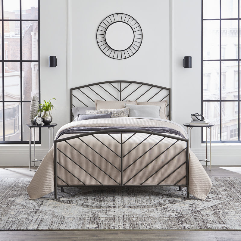 Amiayah Metal Open-Frame Bed, Full