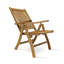 Chaise en bois de teck massif Pedasa