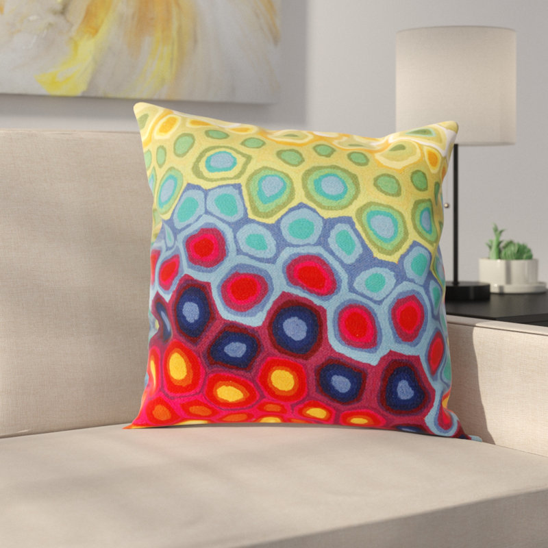 Geometric Outdoor Throw Pillow, 20"