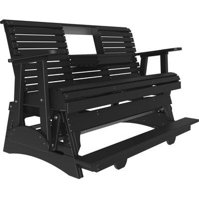 Banc d'extérieur coulissant en polywood