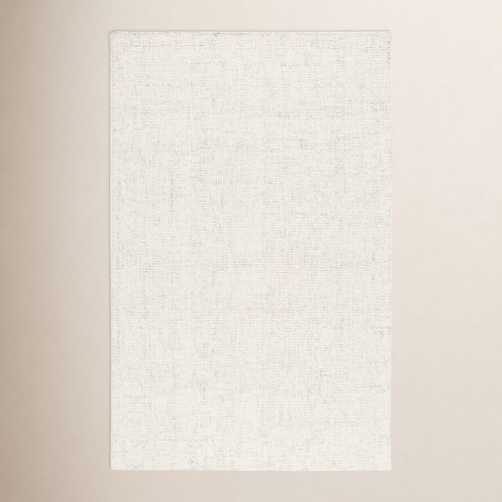 Donica Handmade Light Sage/Ivory Rug, Rectangle 3' x 5'