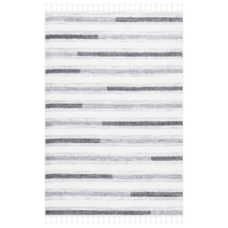 Tapis à poils longs Moroca, Rectangle 5 pi 3 po x 7 pi 6 po
