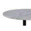 Baskas Round Marble Top Dining Table with Steel Base-230530265
