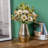 Handcrafted Hammered Metal Table Vase