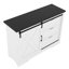 Armoire de rangement avec 3 tiroirs pour la salle à manger-1017518867