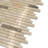 11.6 x 12 Eastern Linear Marble Mosaic Tile-60739594